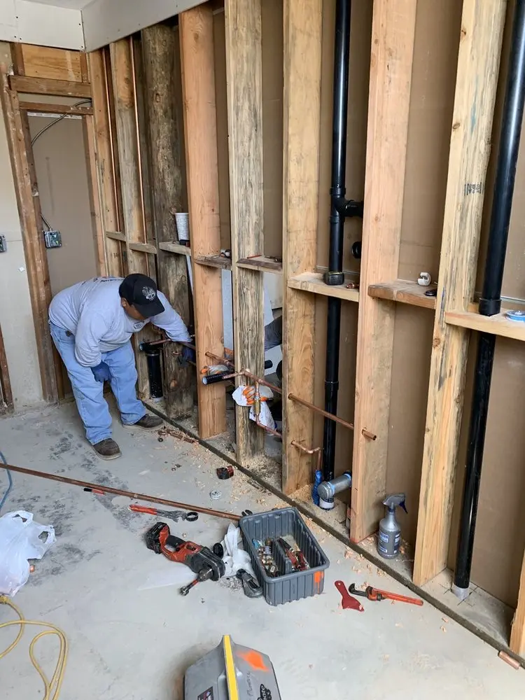 Commercial rough-in plumbing for Gas Line Repair in Thoroughbred Farms